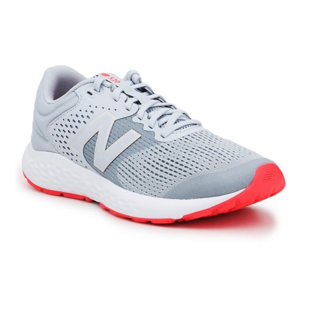 New New Balance 520 Gray/Coral Mesh Athletic Running Sneakers Women’s 6.5